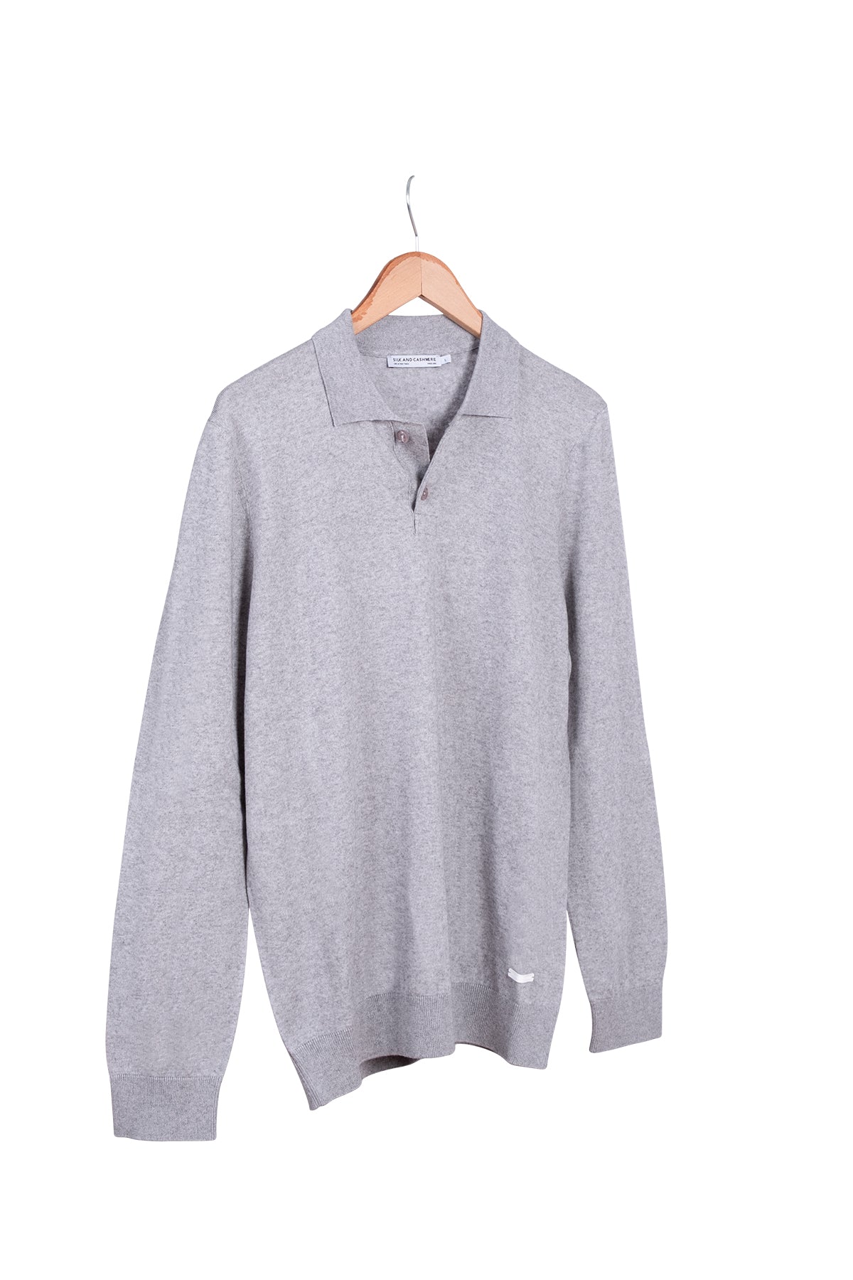 Gri Luigi Polo Yaka Triko