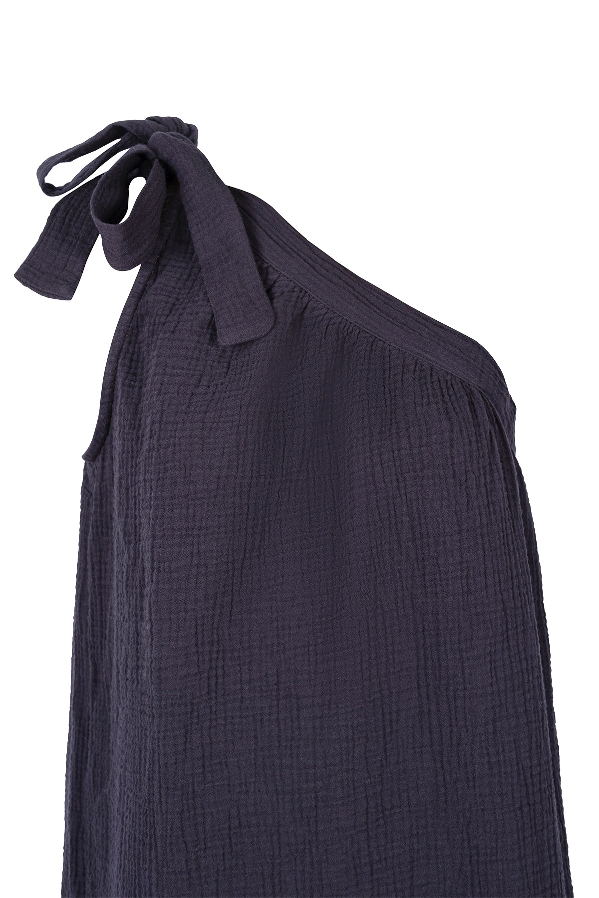 Siyah Cassandra Tek Omuz Elbise