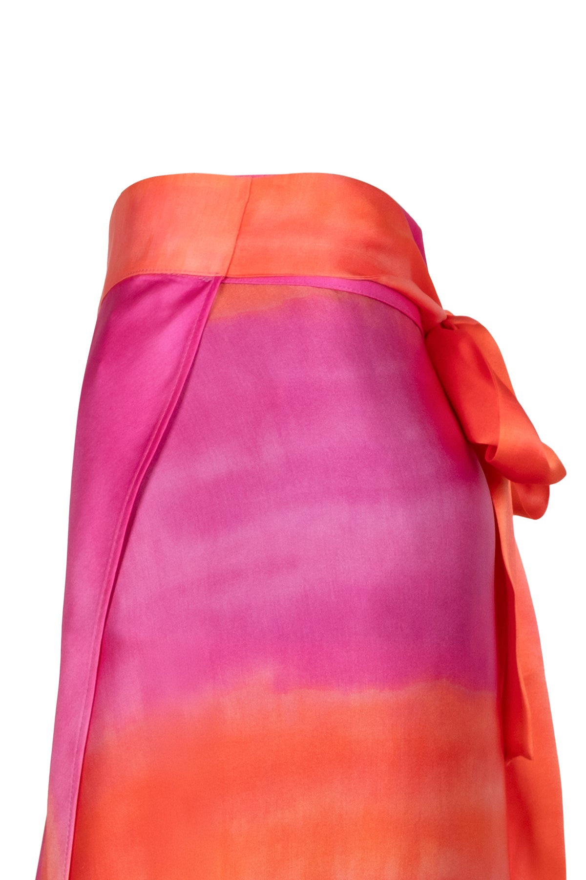 Renkli Nature İpek Desenli Etek