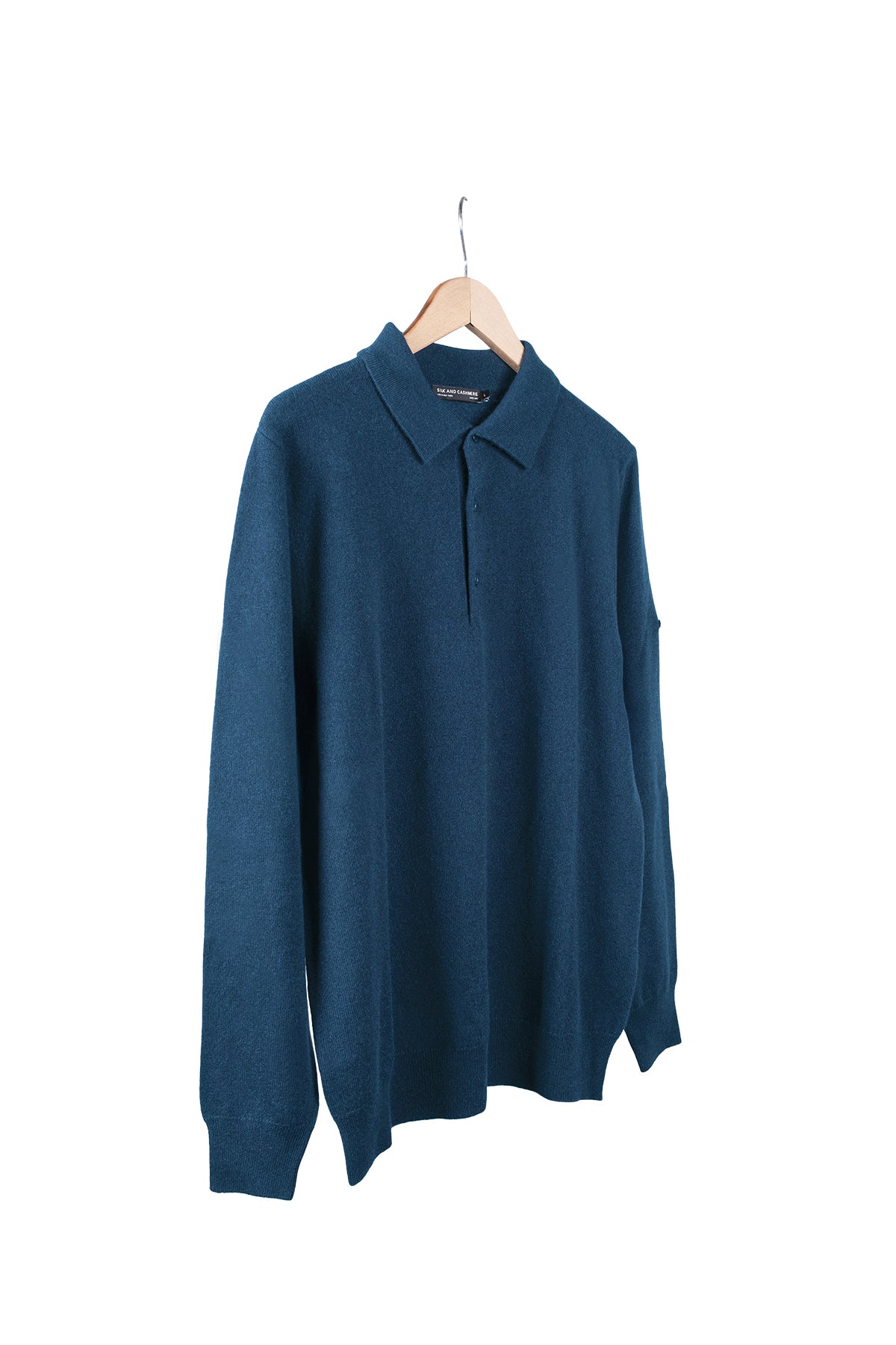 Tavuskuşu Saf Kaşmir Erkek Polo Kazak