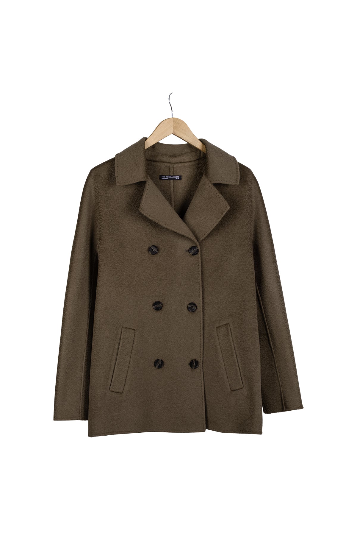 Haki Meghan Kaşmirli Palto