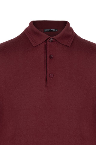 Bordo Paul İpek Kaşmir Polo