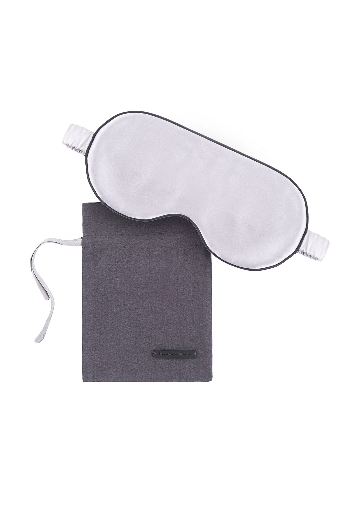 Gri Anabel Saf İpek Göz Bandı