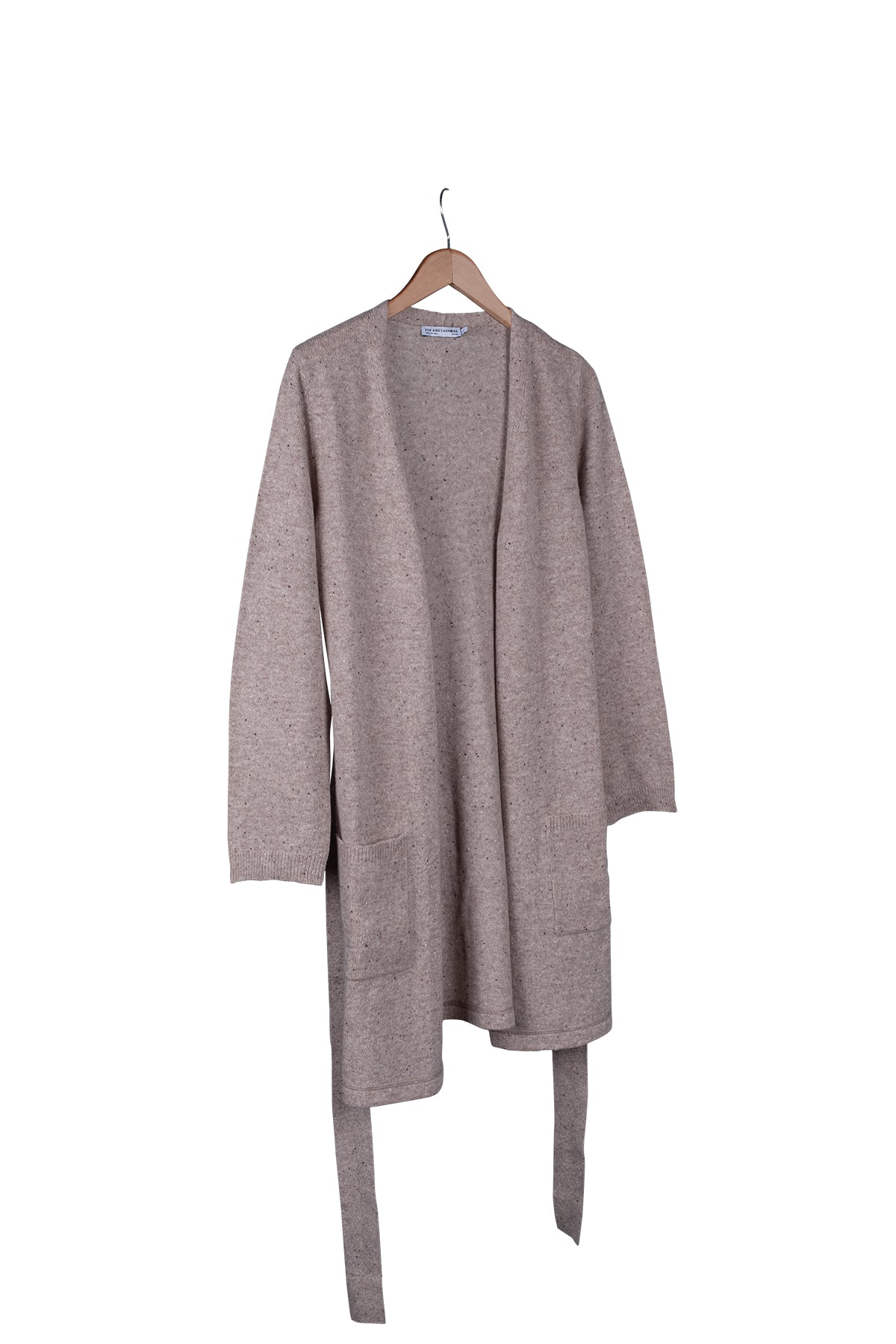 Vizon Lilly Saf Kaşmir Uzun Hırka