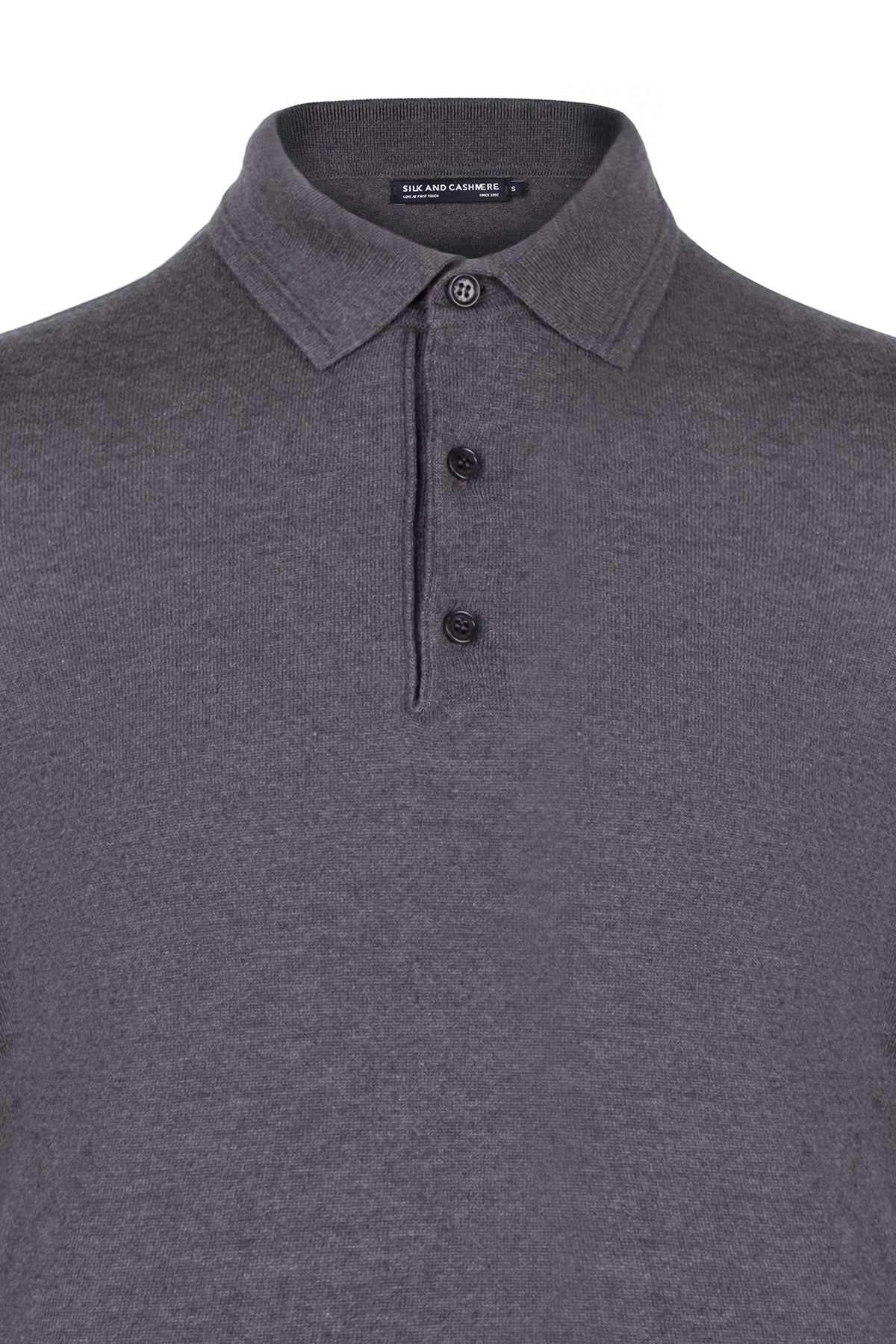 Antrasit Paul İpek Kaşmir Polo