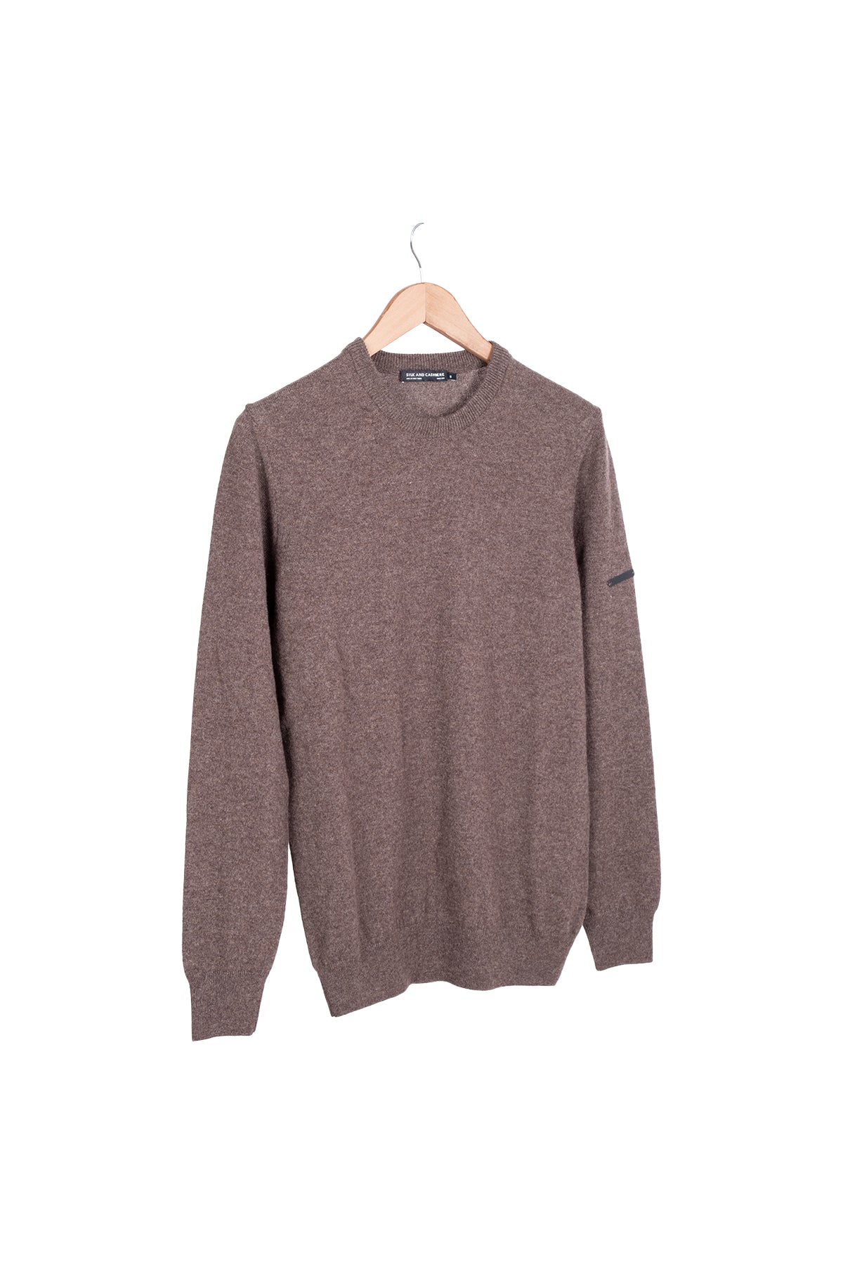 Vizon Saf Kaşmir Yuvarlak Yaka Erkek Kazak