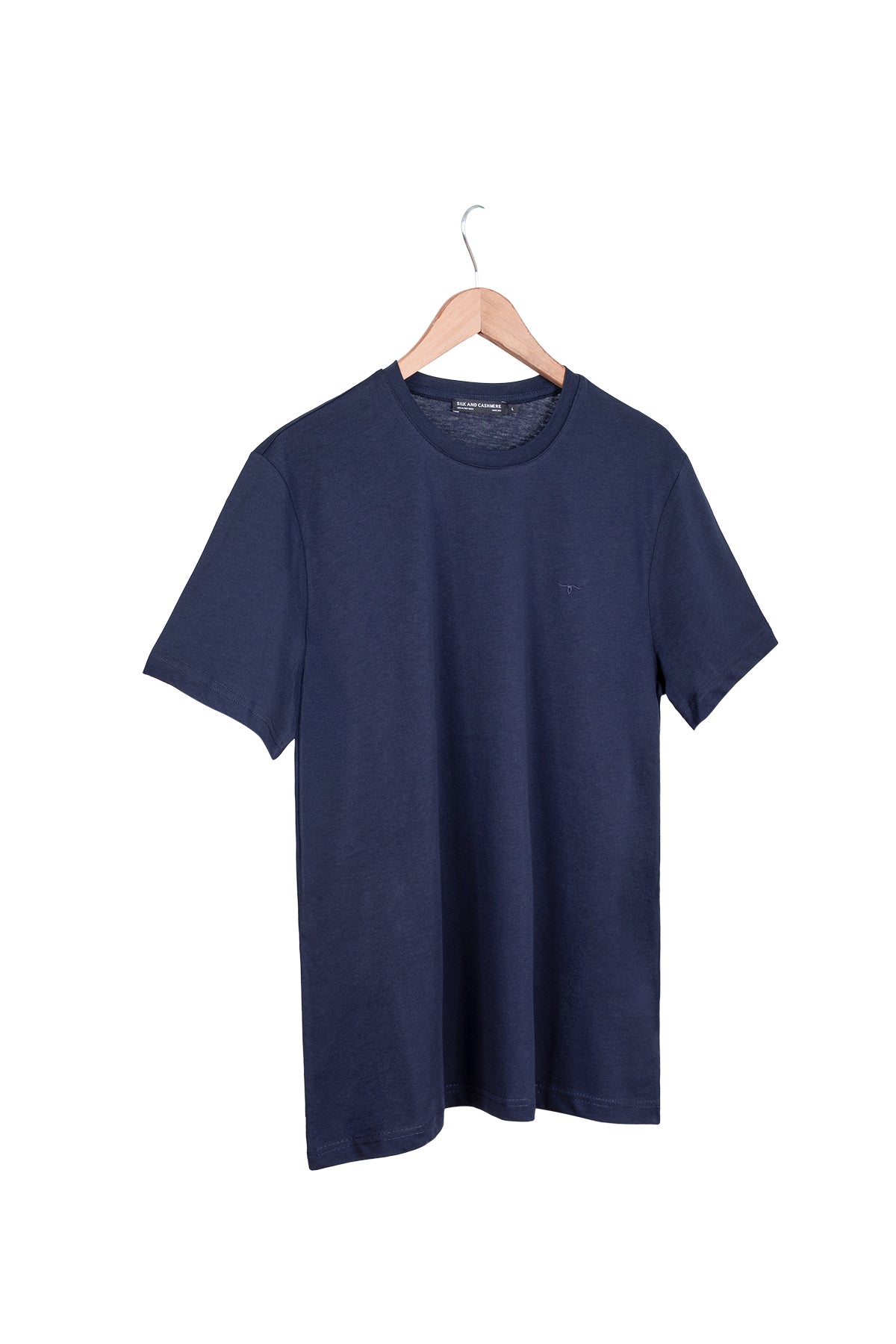 Lacivert Lucas Yuvarlak Yaka T-Shirt