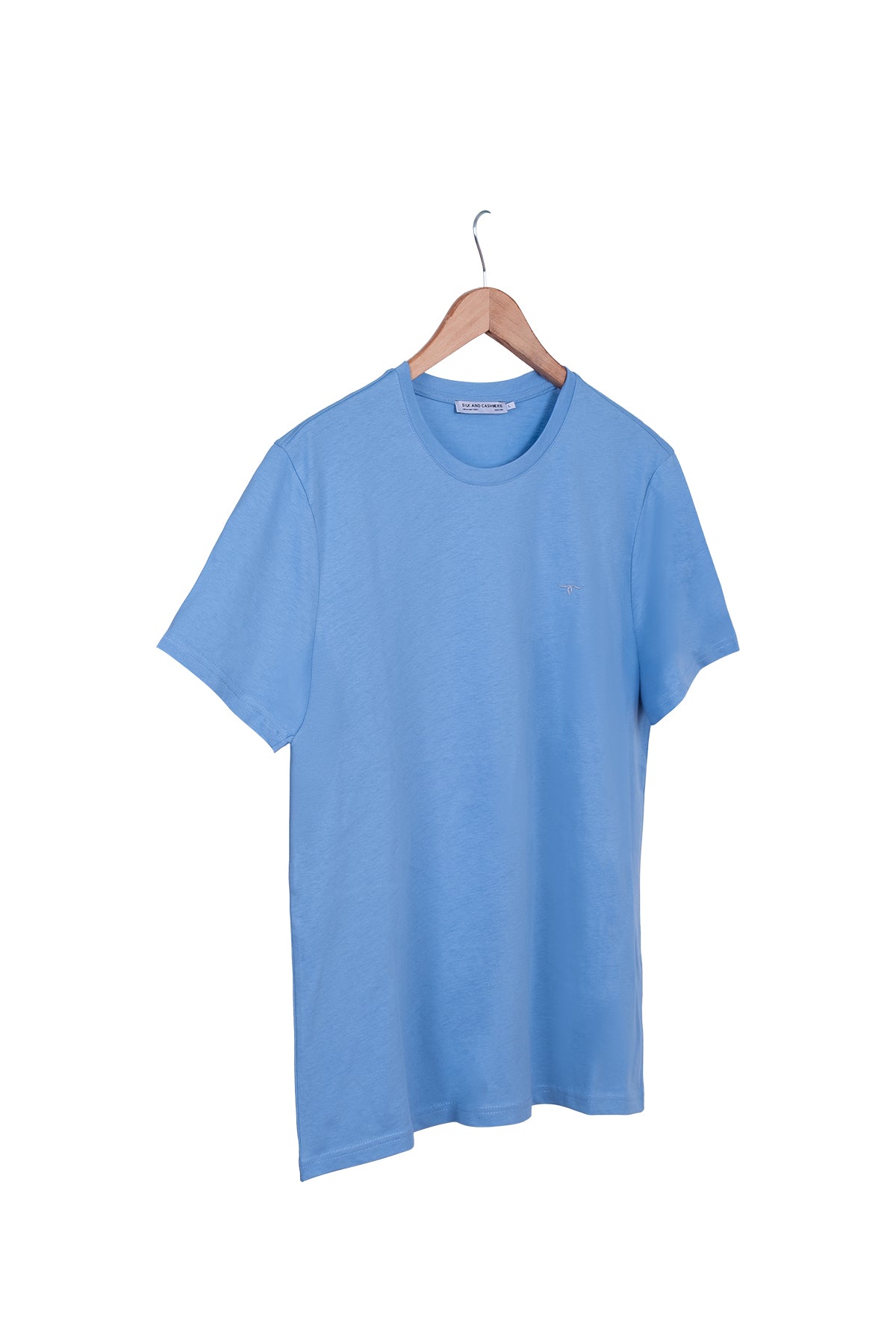 Açık Mavi Lucas Yuvarlak Yaka T-Shirt