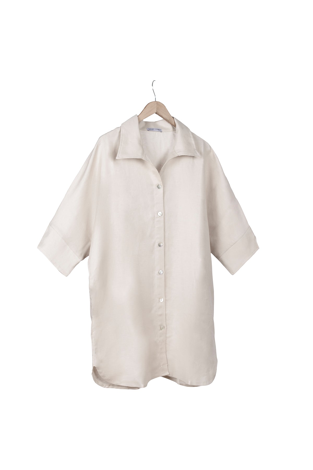 Bej Cassandra Tünik Elbise