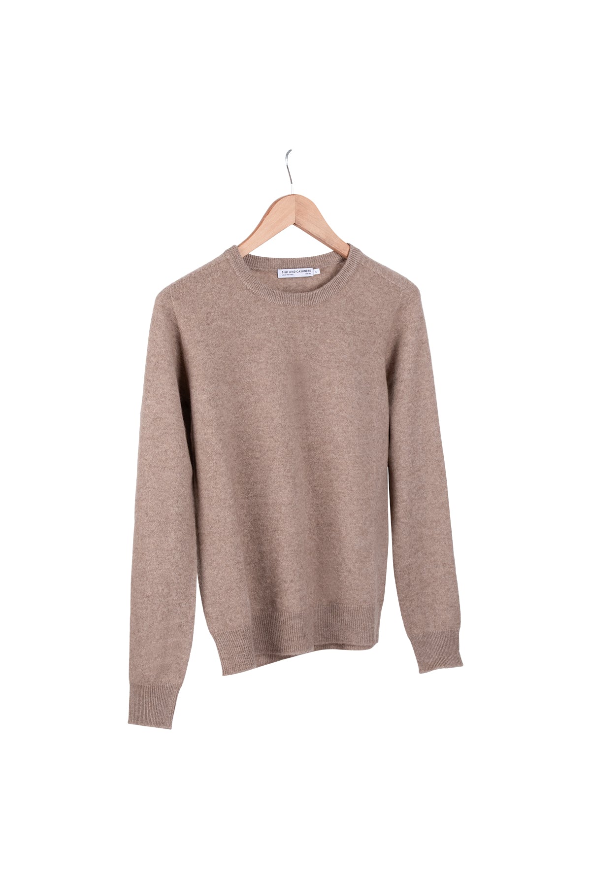 Vizon Alexia Saf Kaşmir Yuvarlak Yaka Kazak