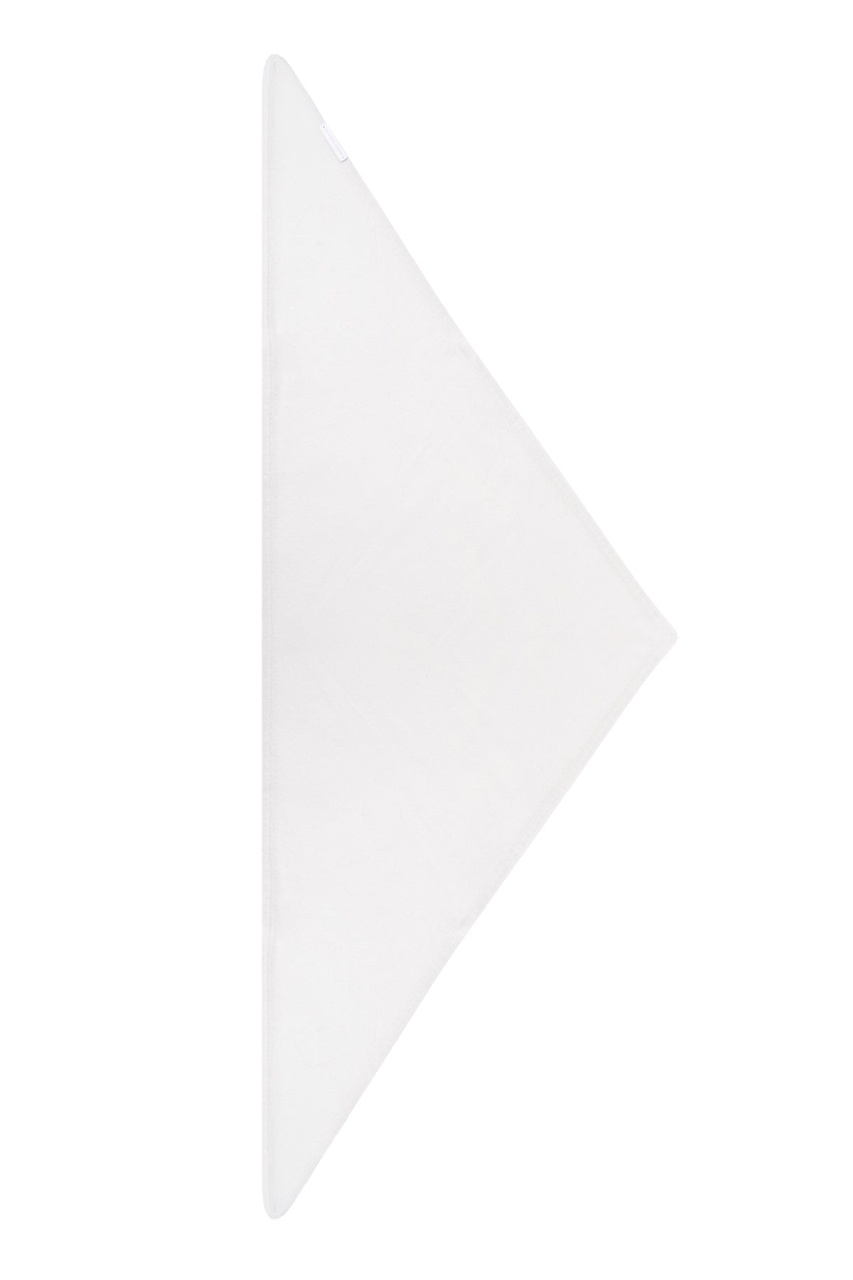 Beyaz Rose Saf Kaşmir Fular Bandana 115x70x70 cm