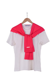 Karpuz Lilly Saf Kaşmir Kazak Atkı