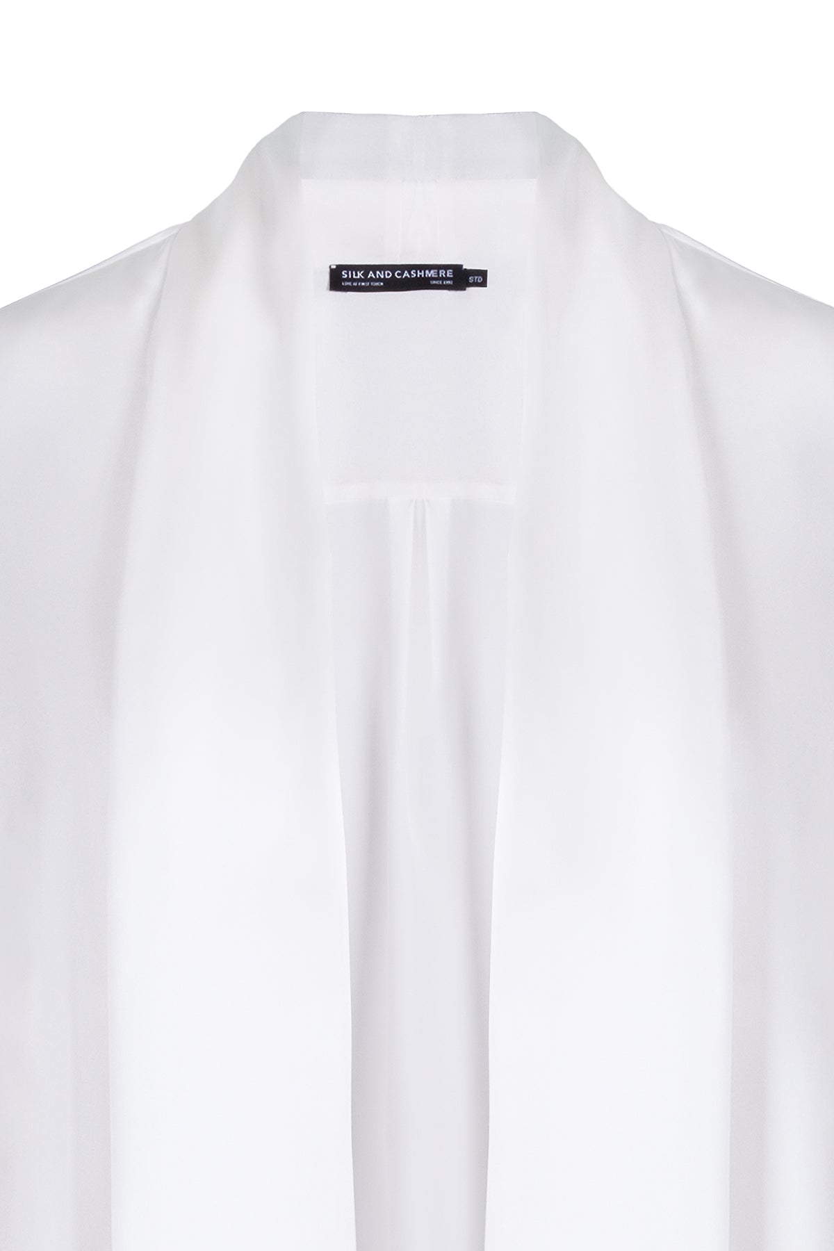 Beyaz Nature İpek Hırka