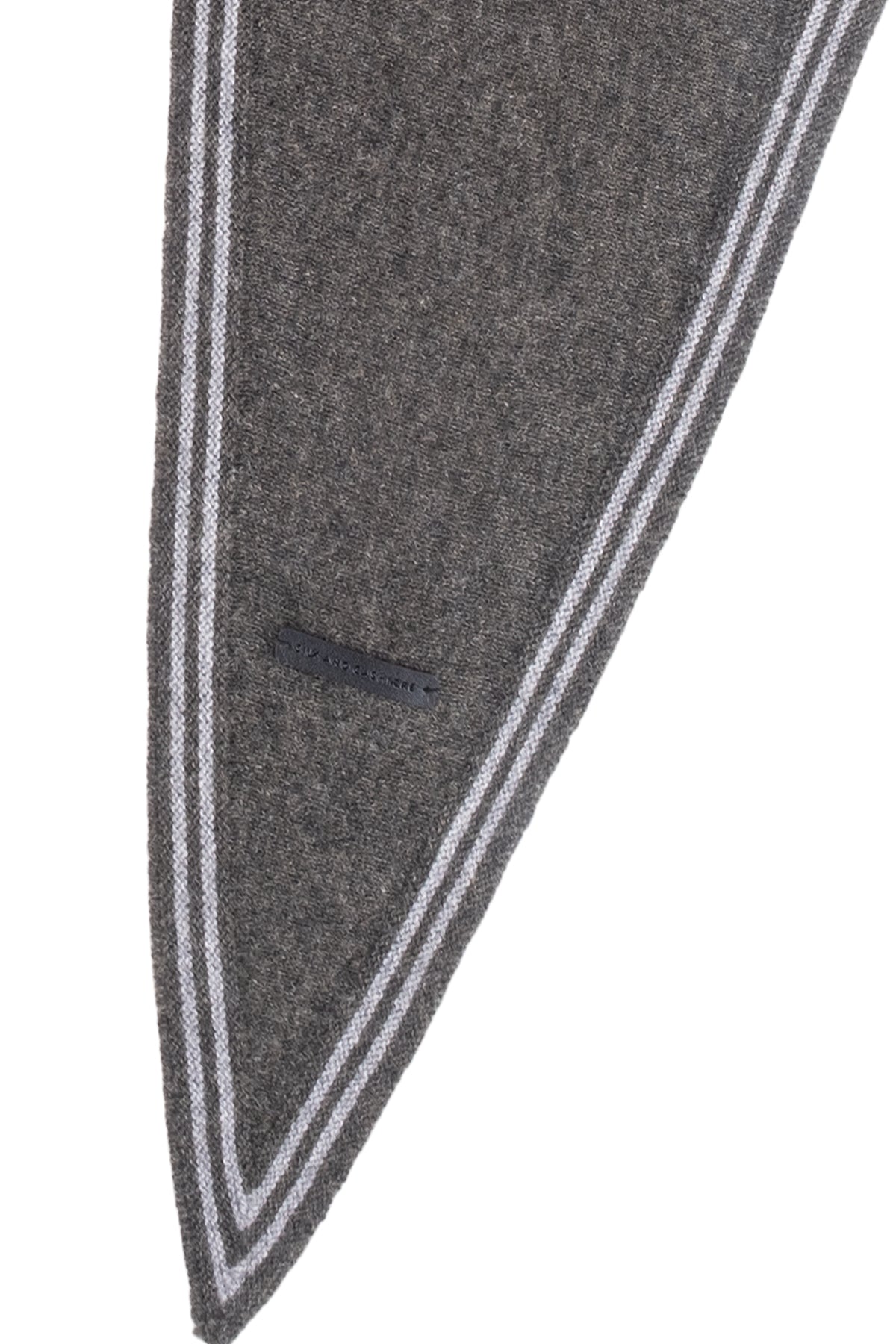 Haki Mini Saf Kaşmir Bandana 30x125 cm