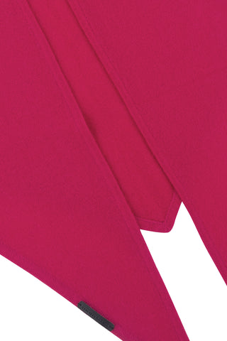 Fuşya Rose Saf Kaşmir Fular Bandana 115x45x45 cm