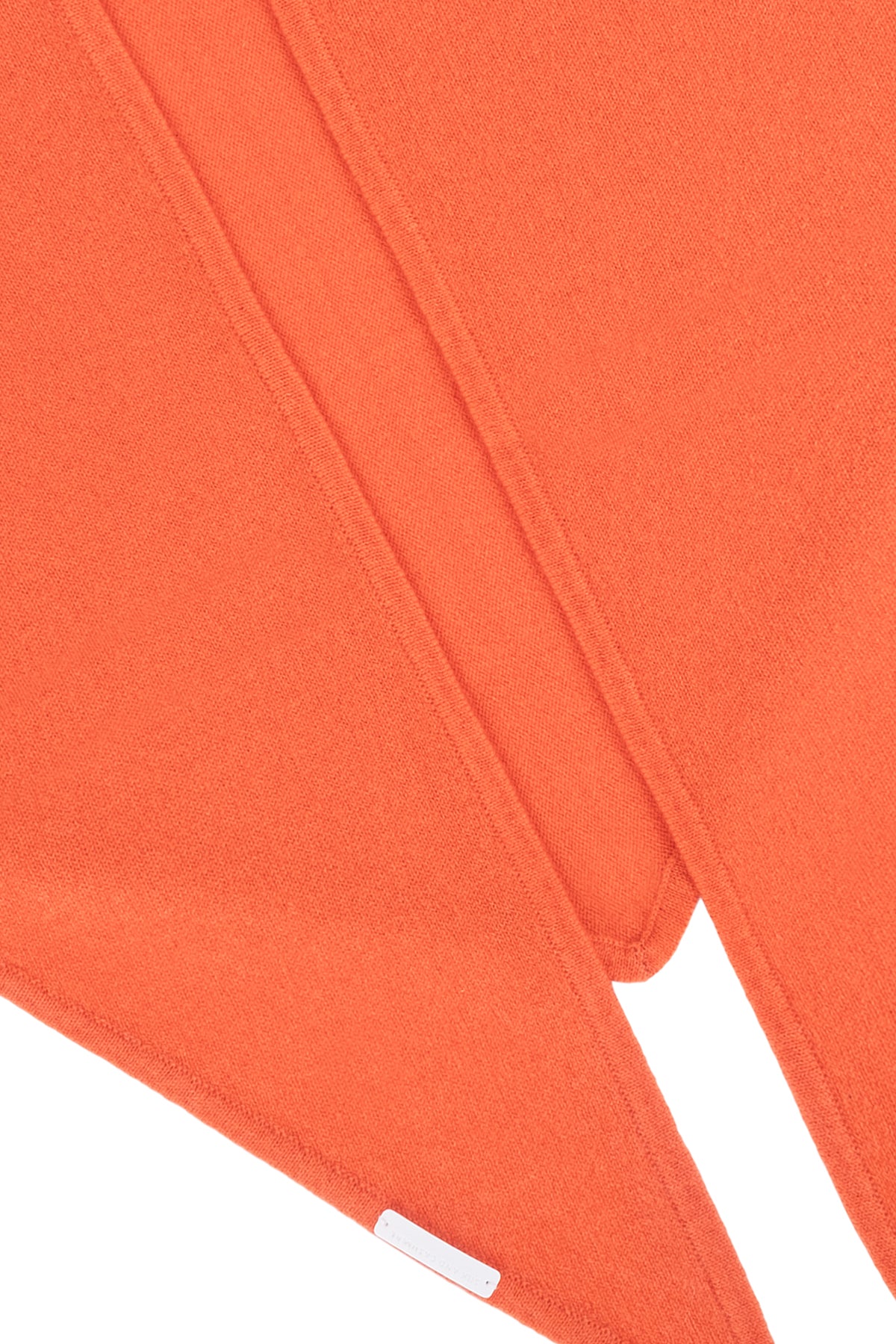 Turuncu Rose Saf Kaşmir Fular Bandana 115x45x45 cm