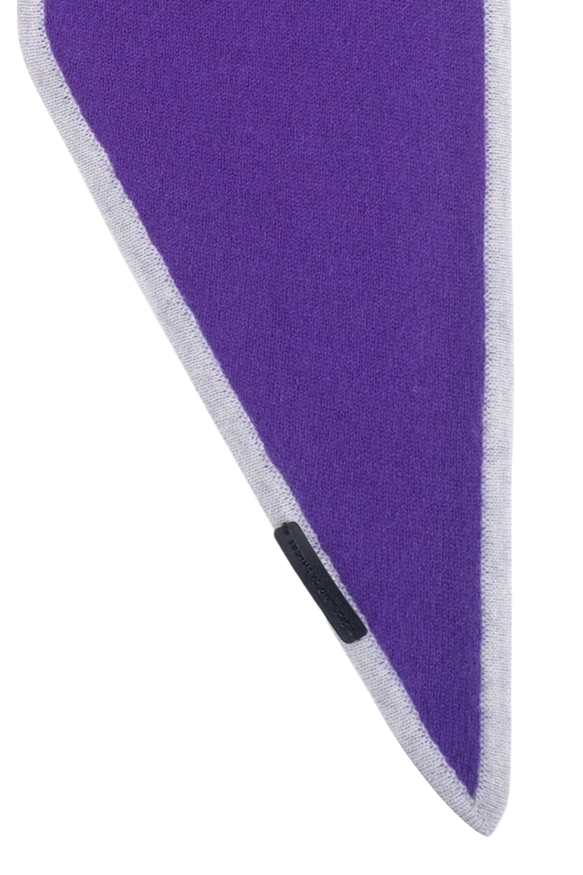 Mor Rose Saf Kaşmir Mini Atkı 88x26 cm