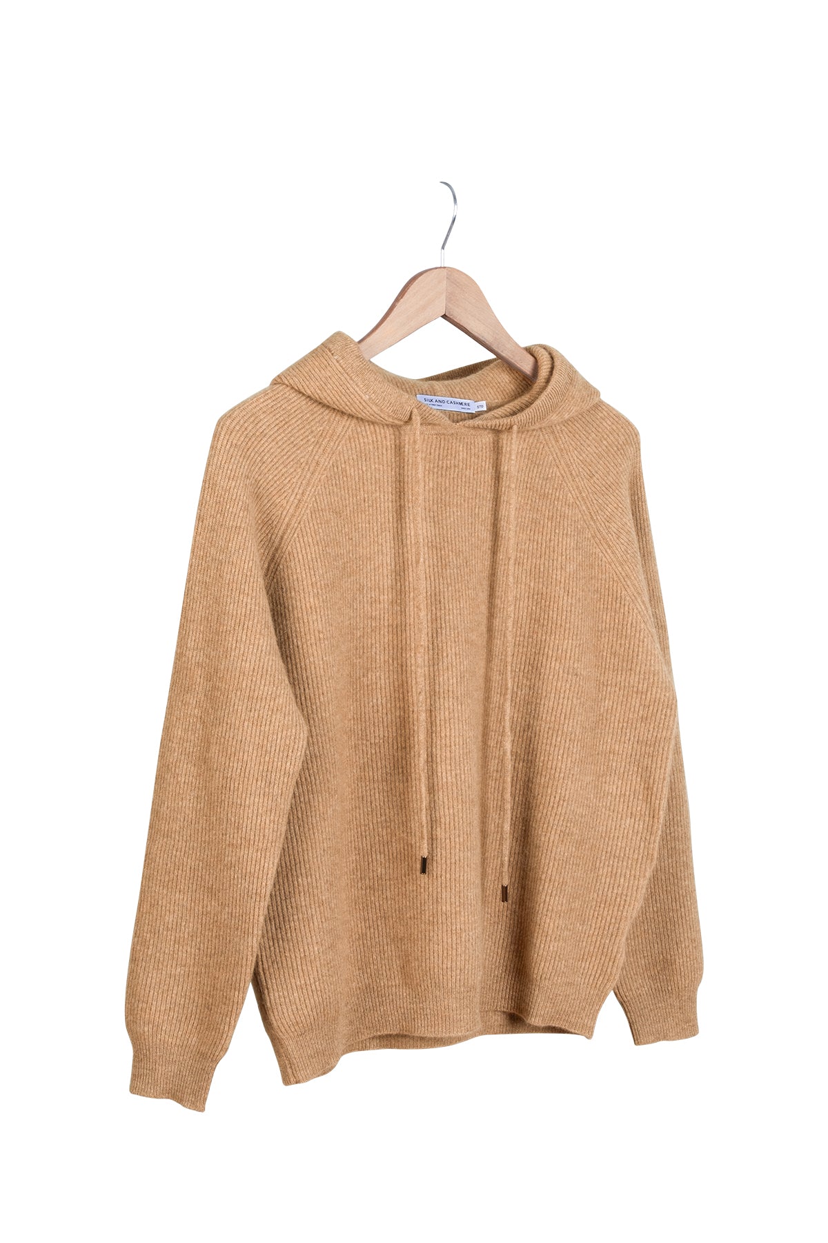 Camel Alexia Saf Kaşmir Ribana Kapüşonlu