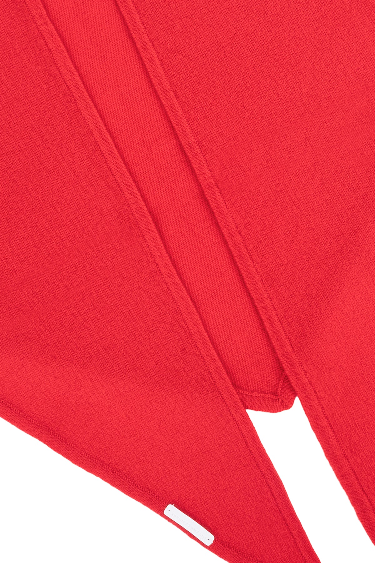 Kırmızı Rose Saf Kaşmir Fular Bandana 115x45x45 cm