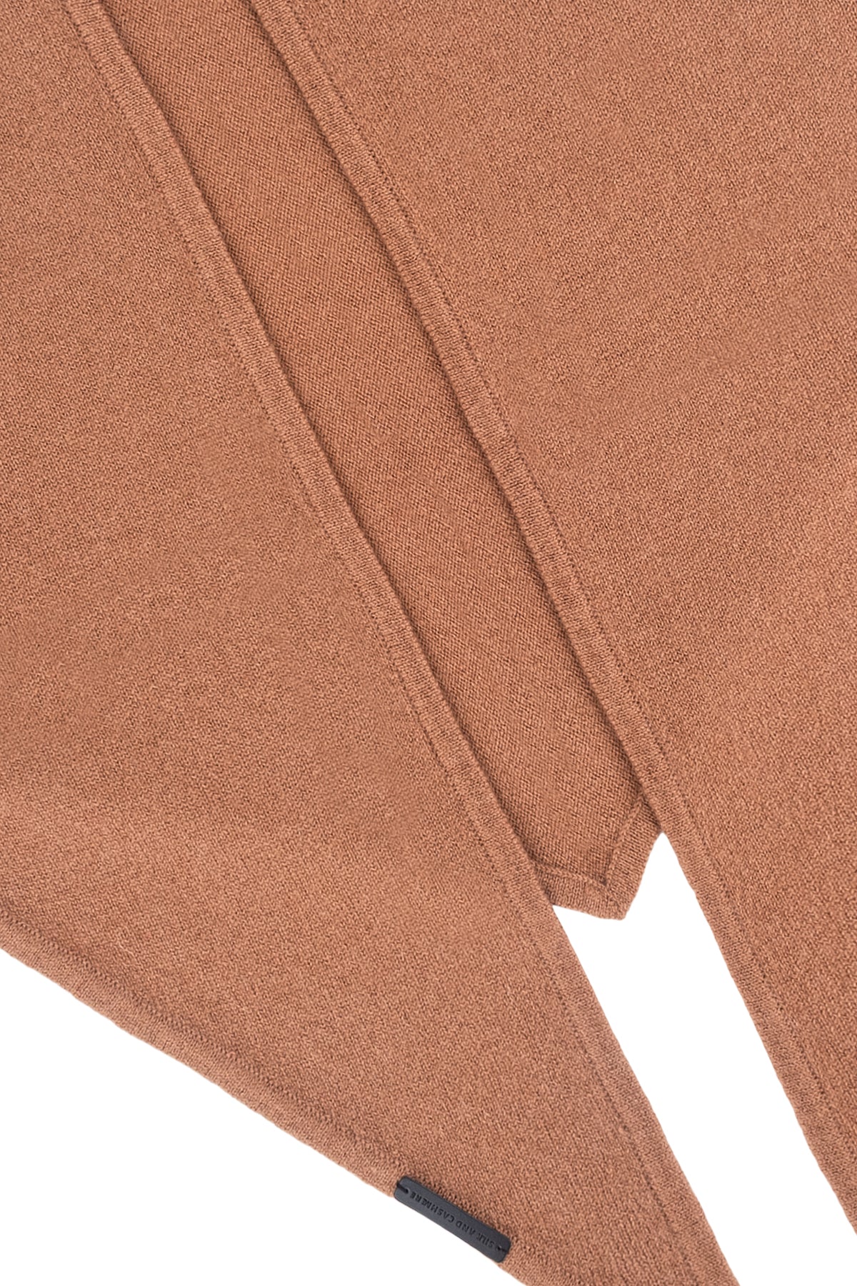 Camel Rose Saf Kaşmir Fular Bandana 115x45x45 cm