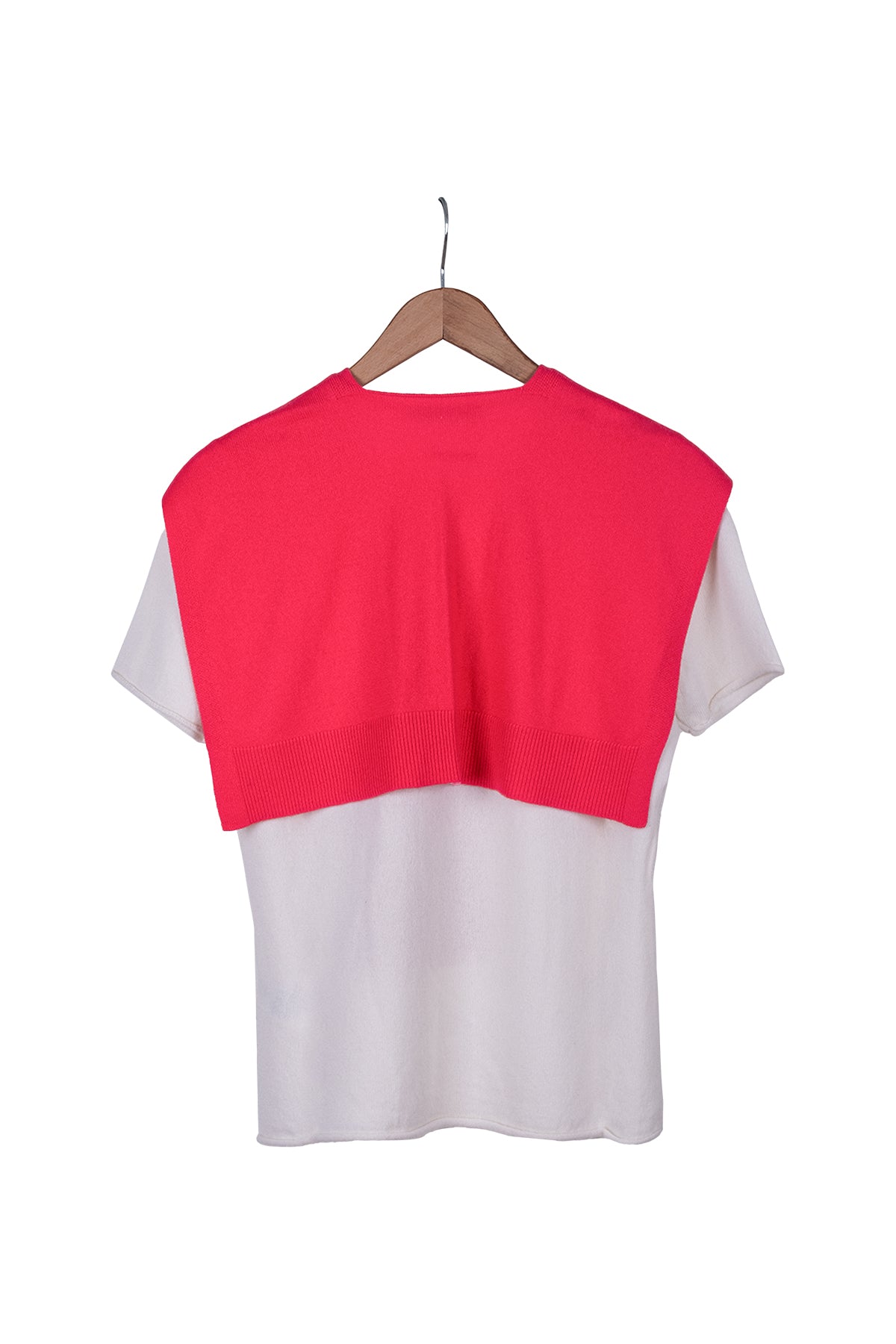 Karpuz Lilly Saf Kaşmir Kazak Atkı