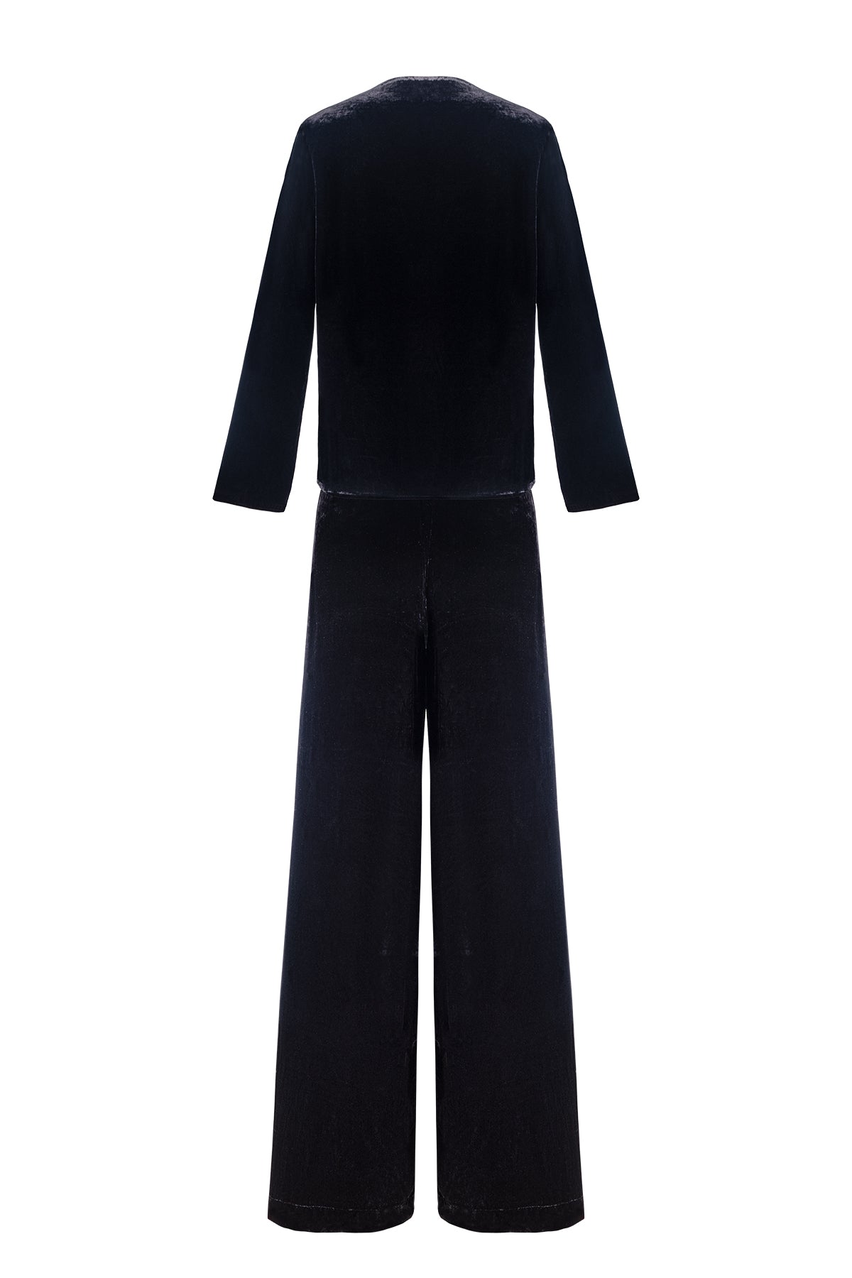 Siyah Paris İpekli Kadife Ceket