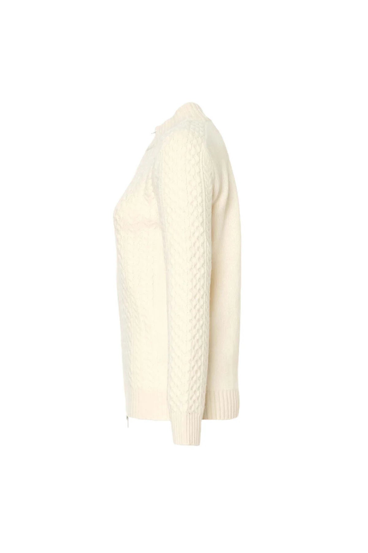 Beyaz Yün Stella Kadın Hırka