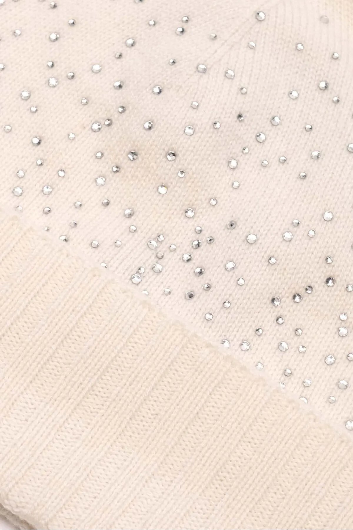 Ekru Lucia Yün Kaşmir Bere