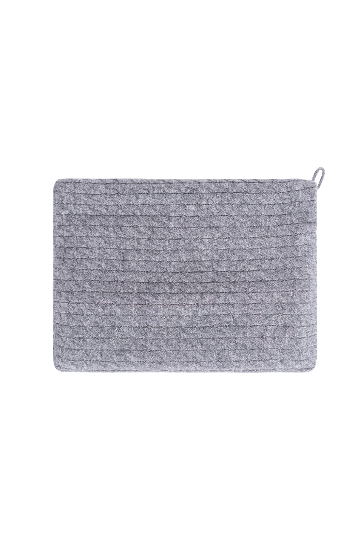 Gri Saf Kaşmir Yolculuk Seti