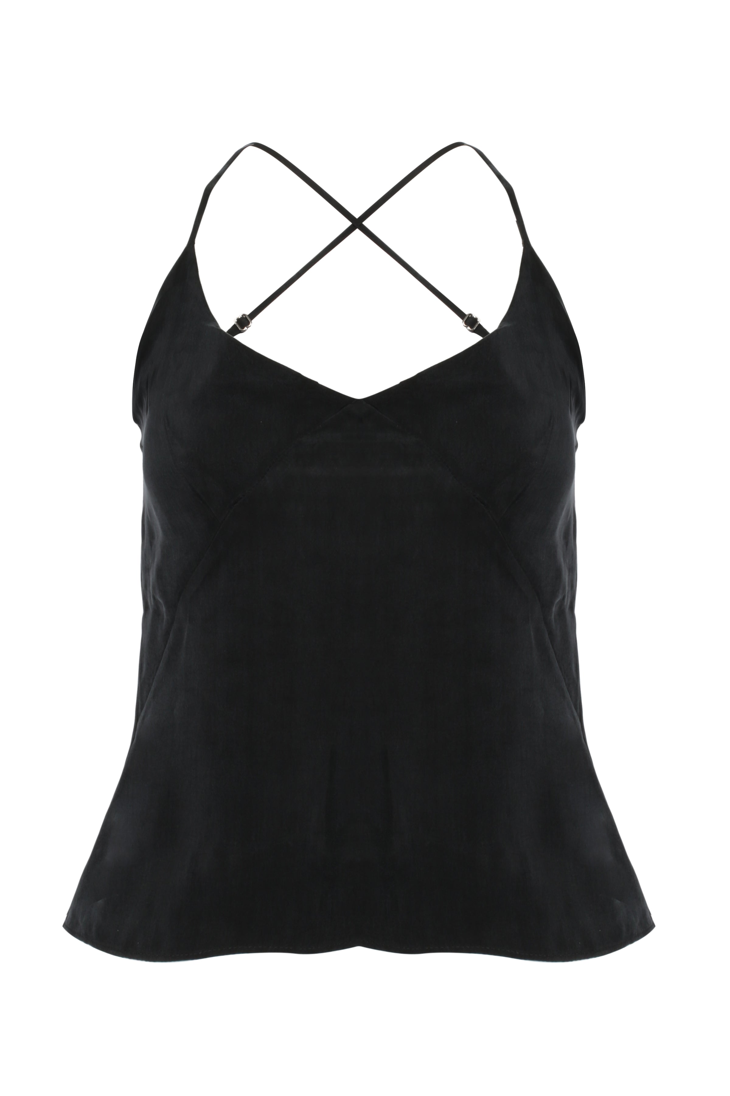 Siyah Claudia Müşteriye Özel Dikim Akılı Bluz