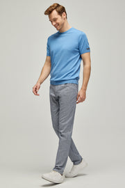 Gri Leon Ketenli 5 Cepli Erkek Pantolon