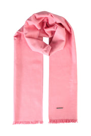Pembe Saf İpek Lotus Atkı 30x177 cm