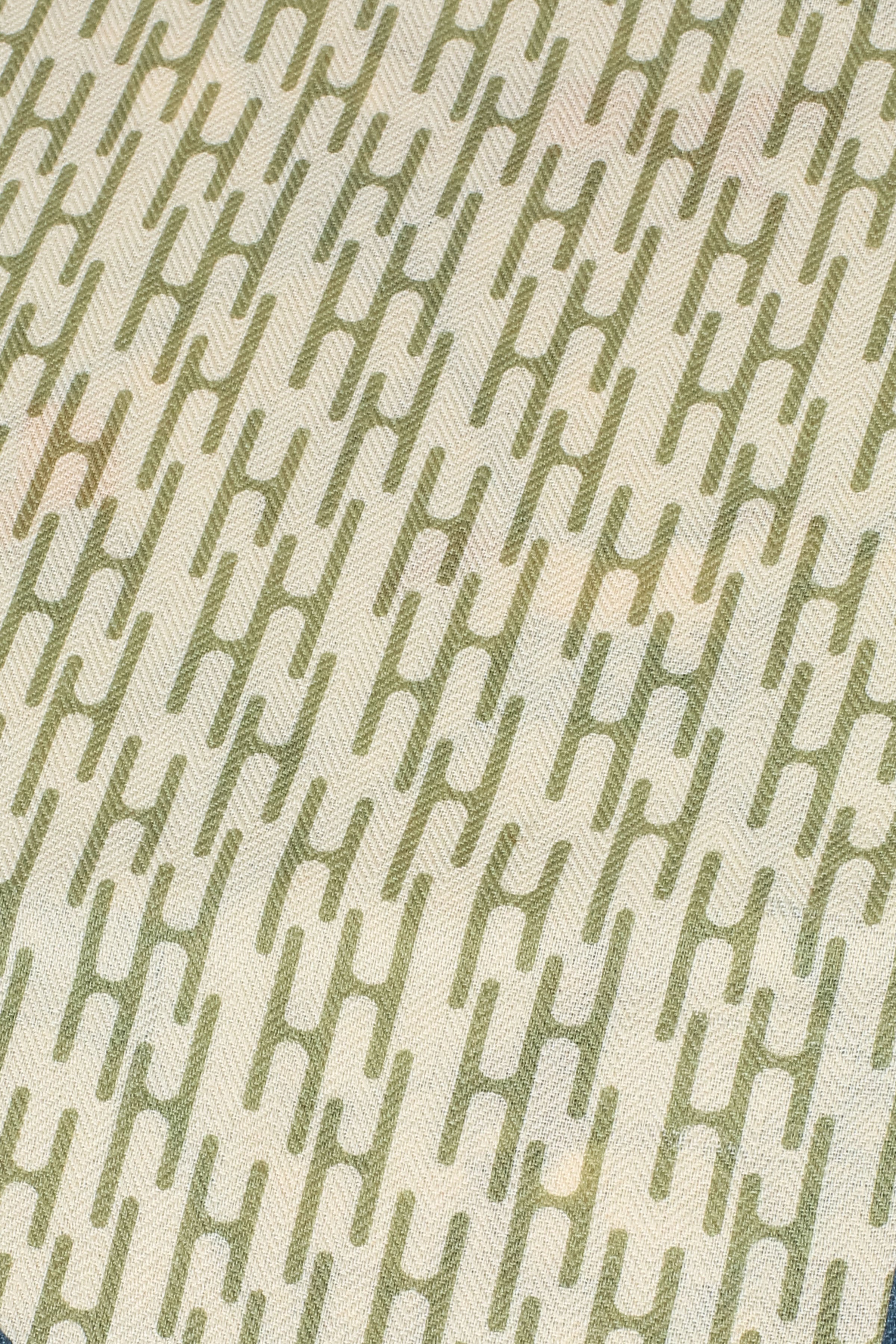 Mavi Roma Baskılı Saf Kaşmir Atkı 25x150 cm 23WMWL-303