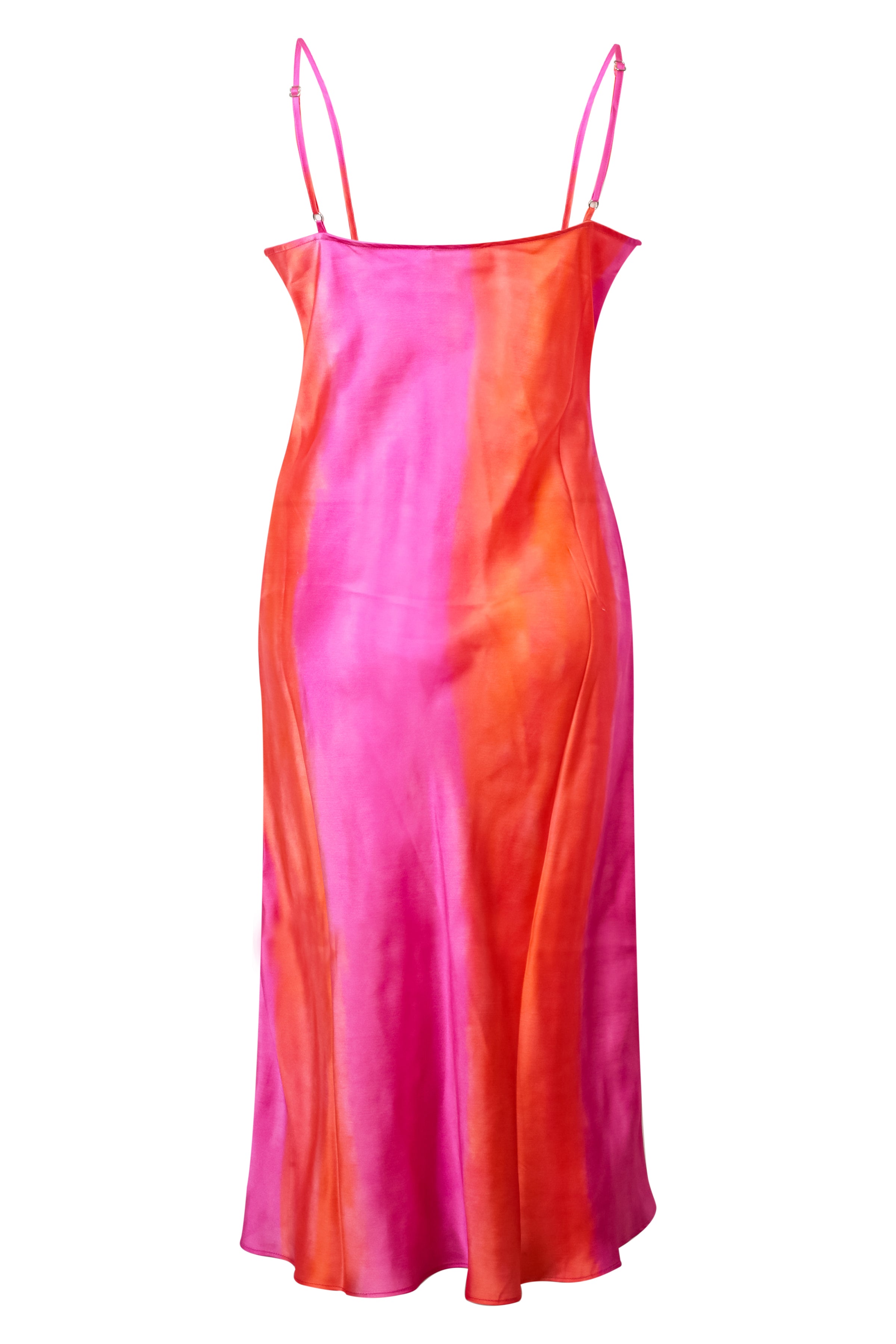 Renkli Nature İpek Desenli Elbise