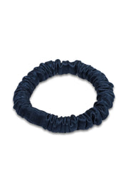 Lacivert Anabel Saf Büzgülü İnce Toka