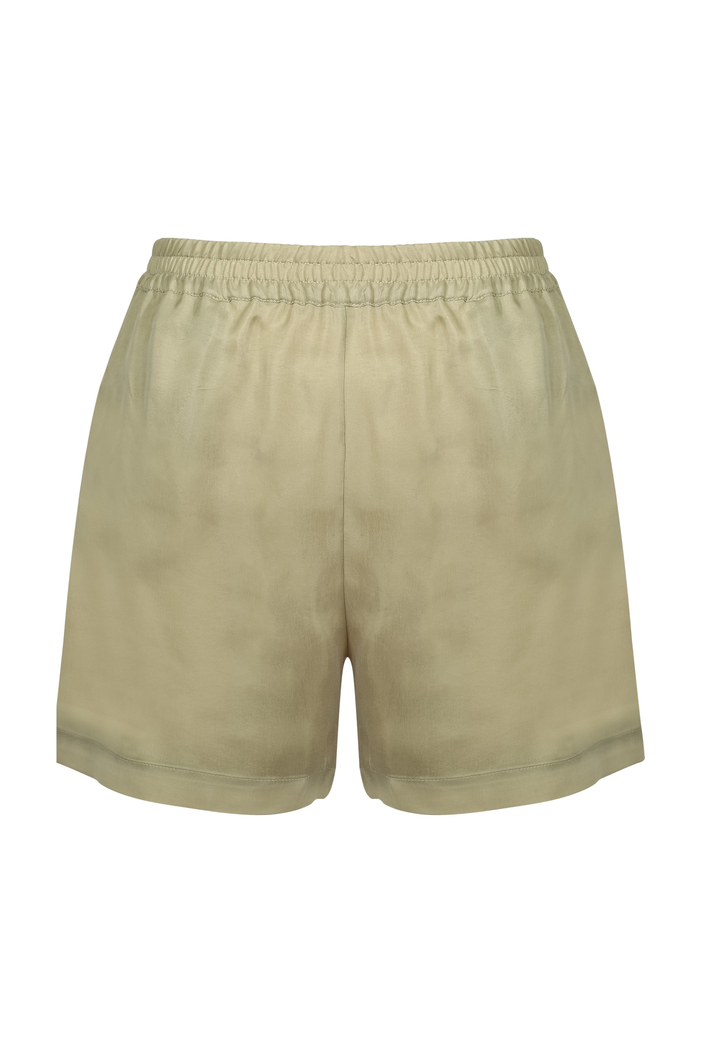 Yeşil Emma Cupro Şort