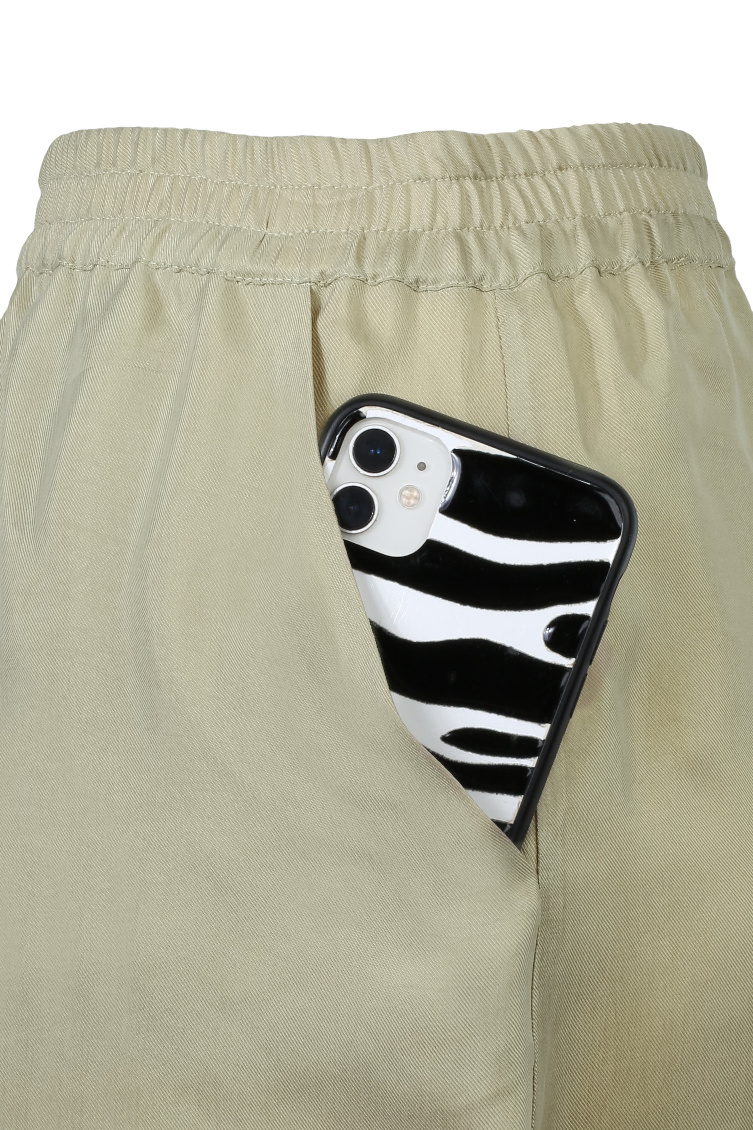 Yeşil Emma Cupro Şort