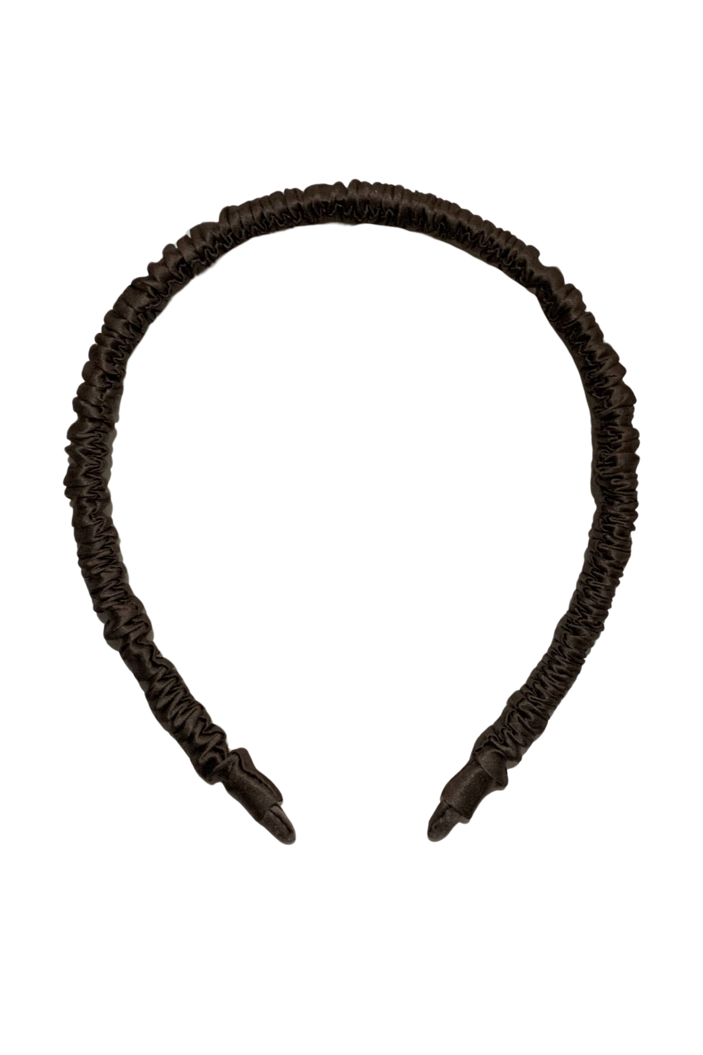 Vizon Anabel Saf İpek Büzgülü İnce Saç Tacı