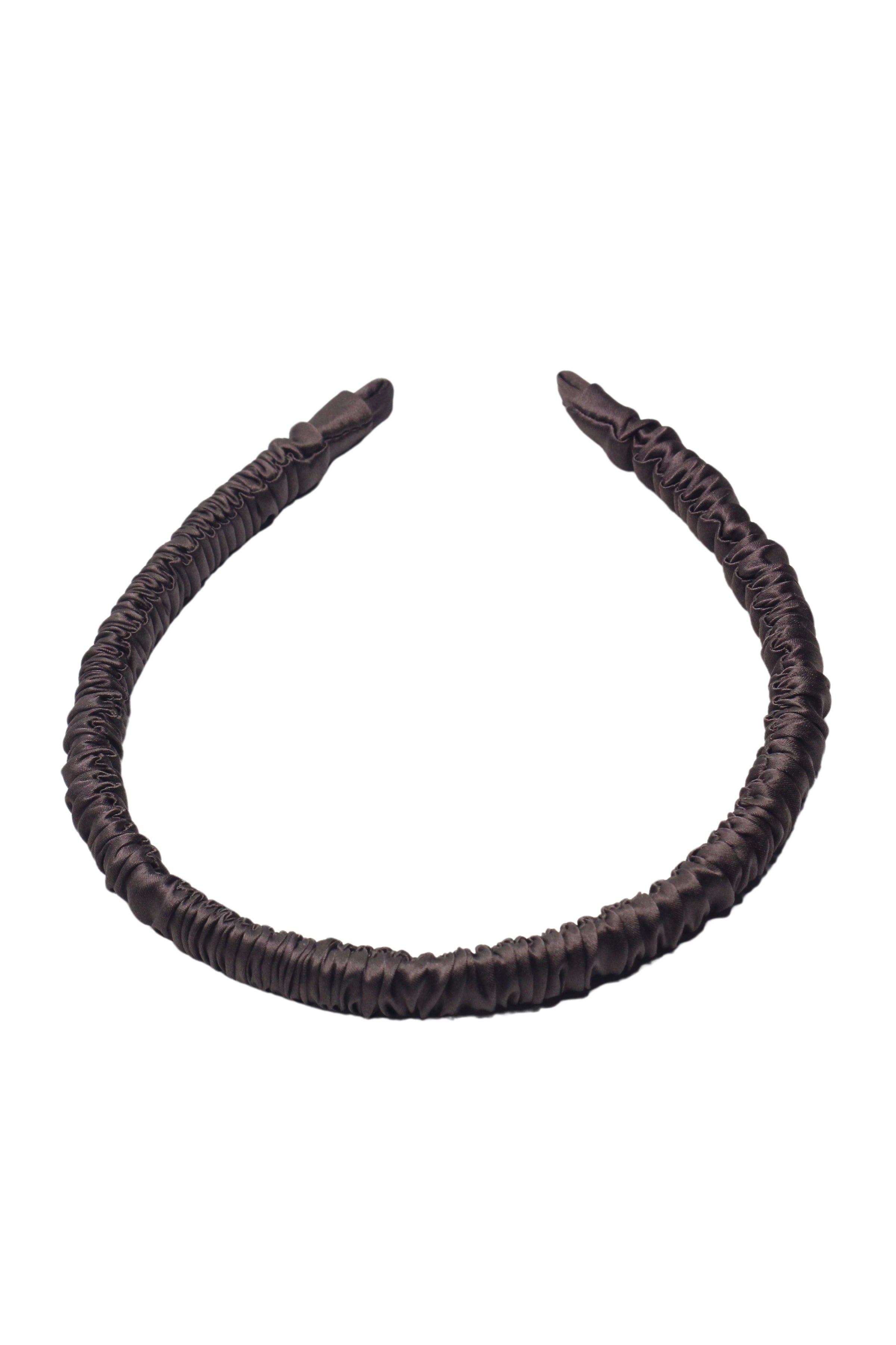 Vizon Anabel Saf İpek Büzgülü İnce Saç Tacı