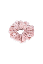 Pembe Kadife İpekli Saç Tokası