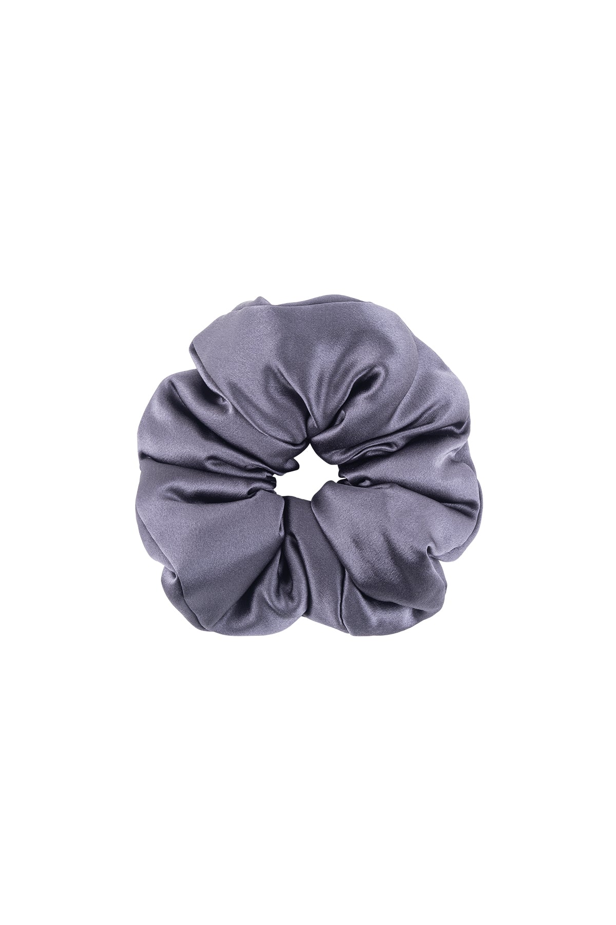 Koyu Gri Anabel Saf İpek Toka