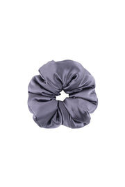 Koyu Gri Anabel Saf İpek Toka