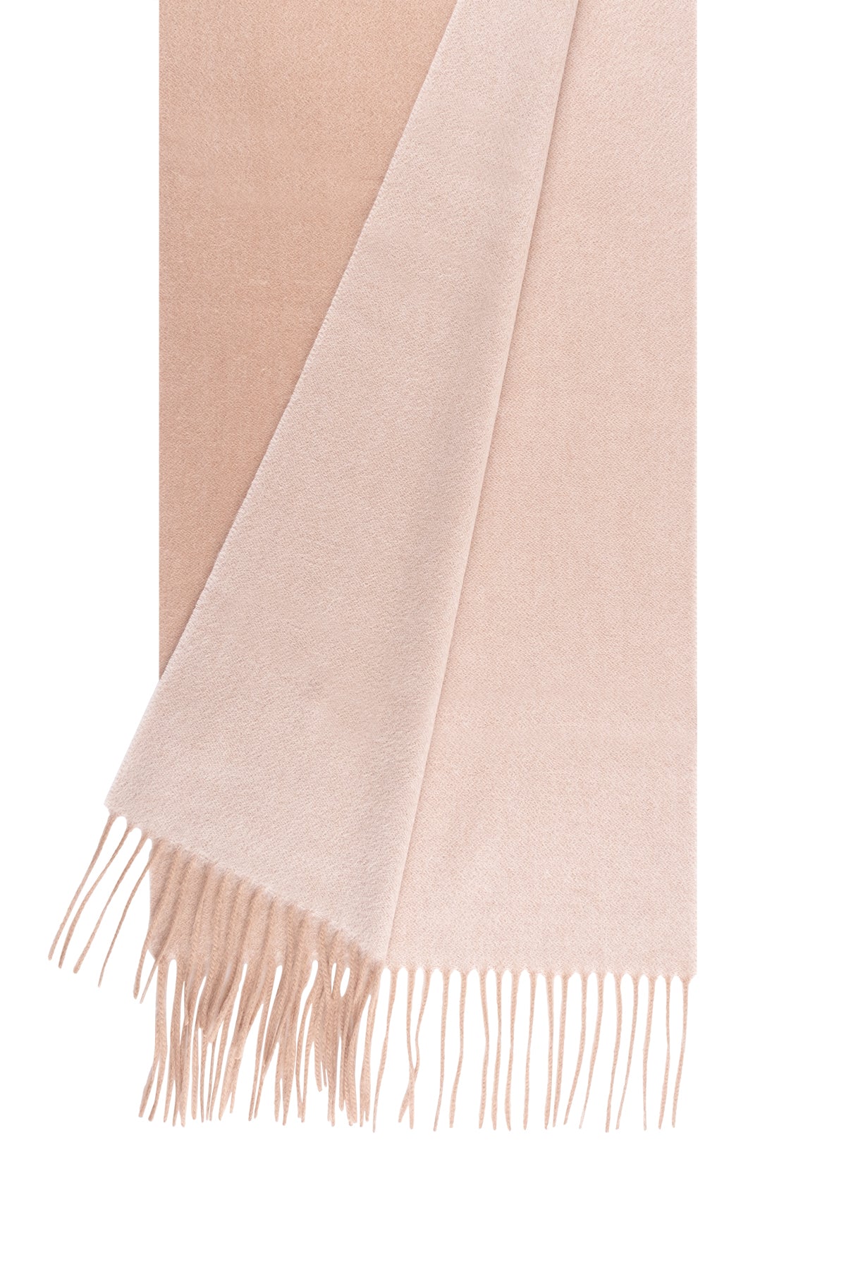 Bej Patrick Saf Kaşmir Çift Renkli Atkı 30x164 cm