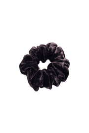 Koyu Kahve Paris İpekli Kadife Toka