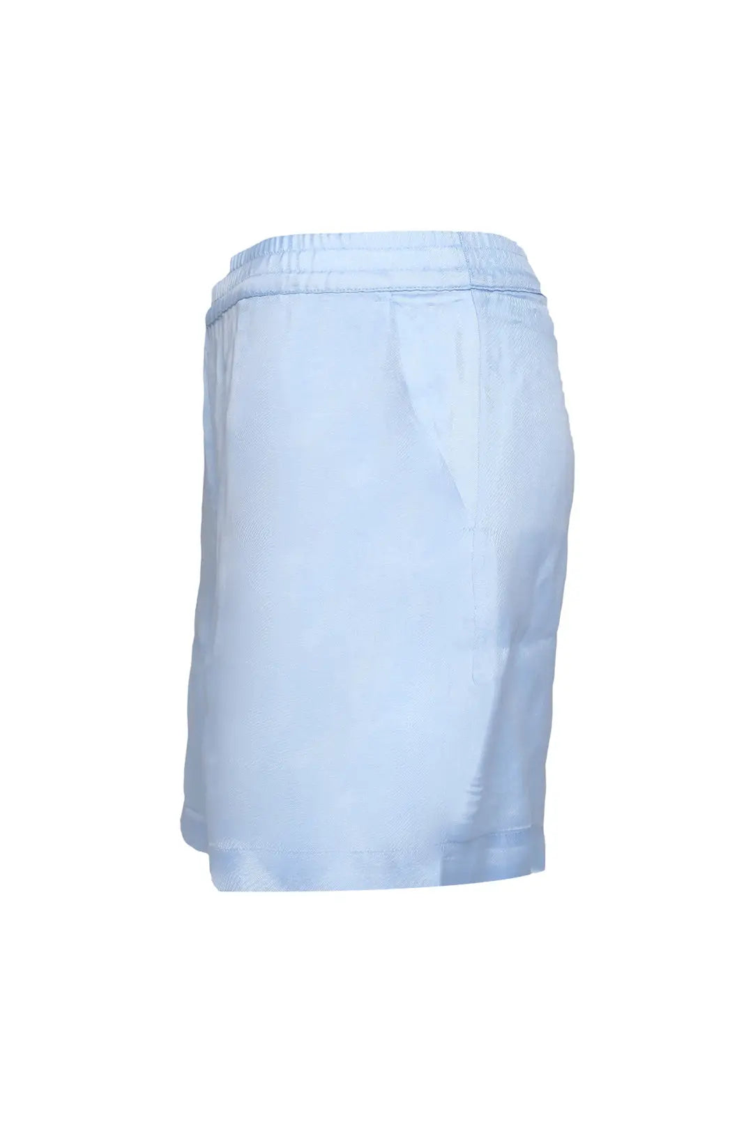 Açık Mavi Emma Rahat Kesim Kupro Şort Woman