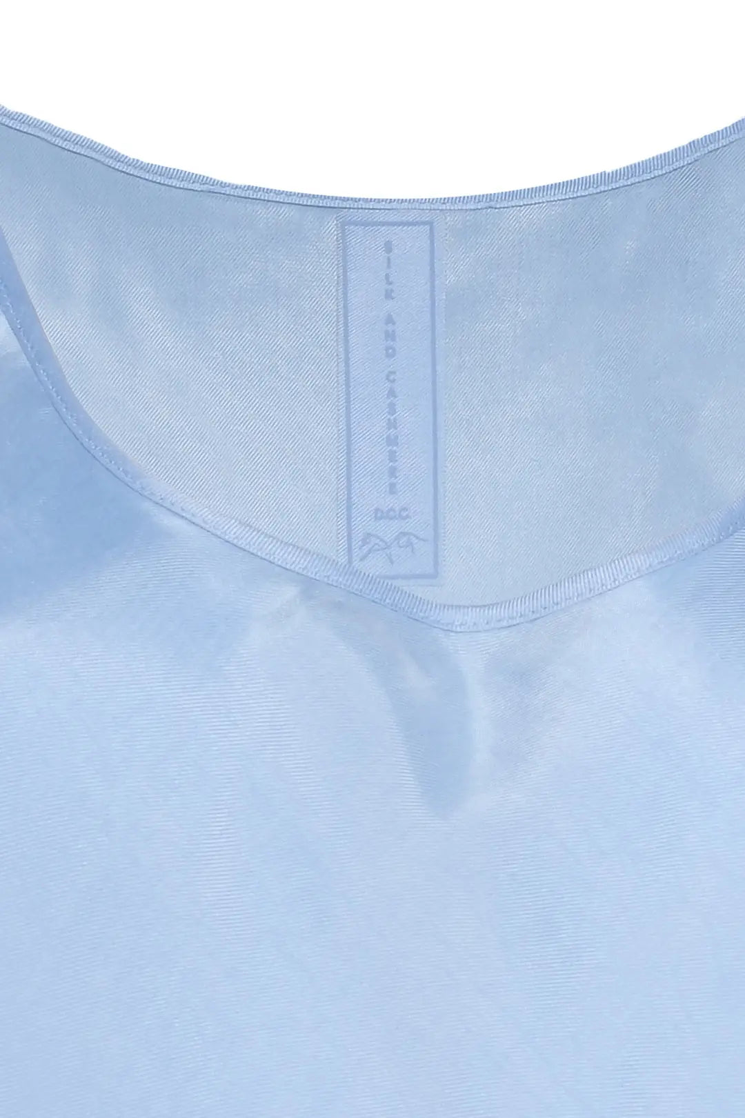 Açk Mavi Emma Yuvarlak Yaka Kolsuz Bluz Woman