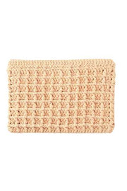 Açk Pembe & More Nina Dokulu El Çanta 20x30 cm Silk and Cashmere