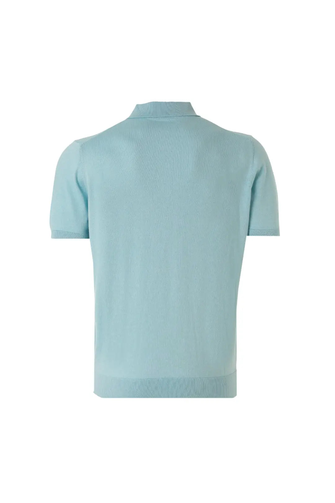 Aqua İpek Kaşmir Utku Kısa Kollu Erkek Triko Polo Silk and Cashmere
