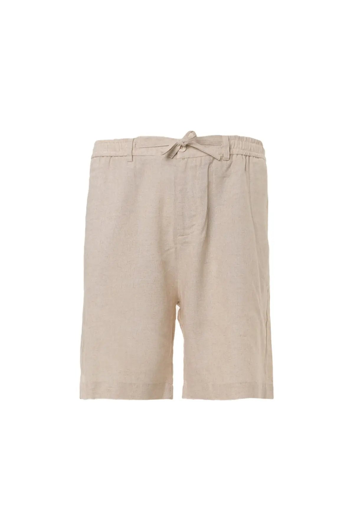 Bej Leon Ketenli Rahat Kesim Erkek ort MAN