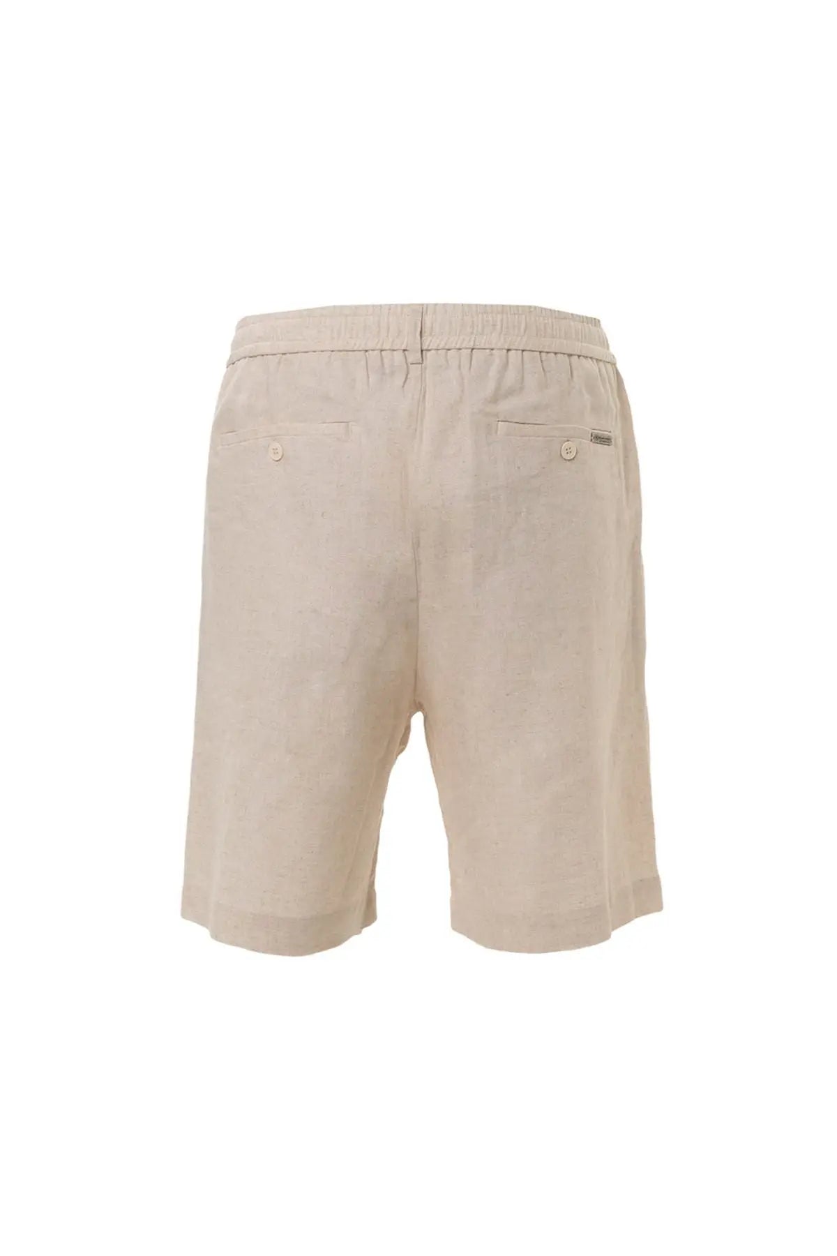 Bej Leon Ketenli Rahat Kesim Erkek ort MAN